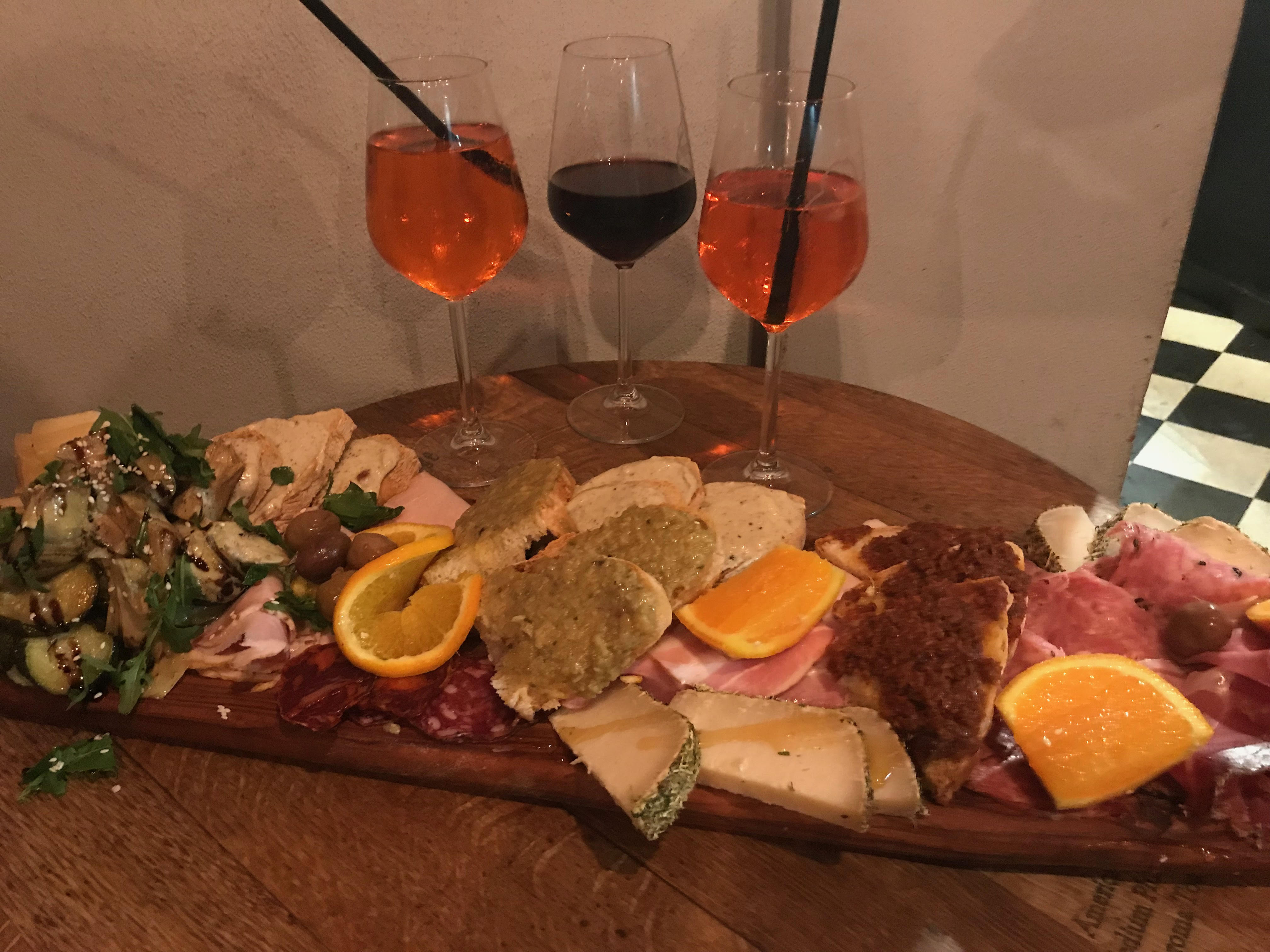 Viaje a Milán aperitivo