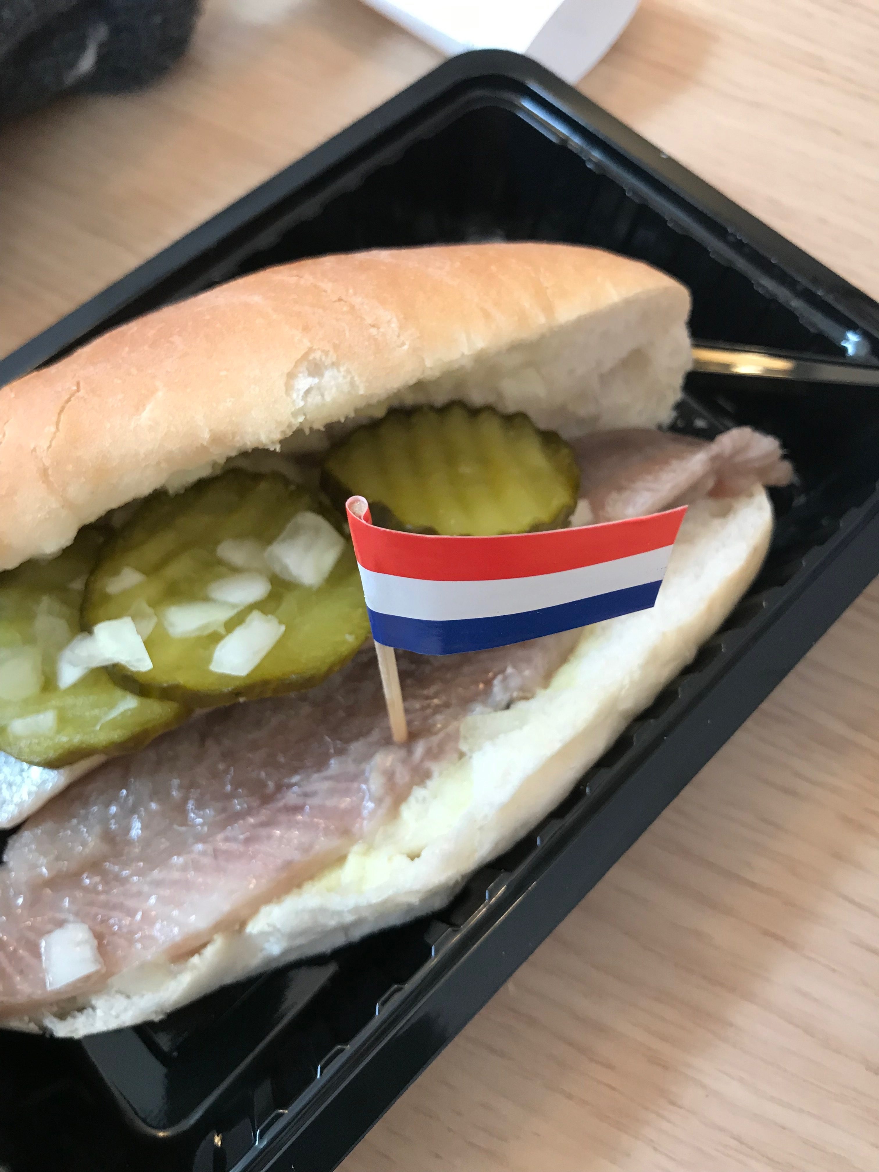 viaje a Amsterdam bocadillo de arenque