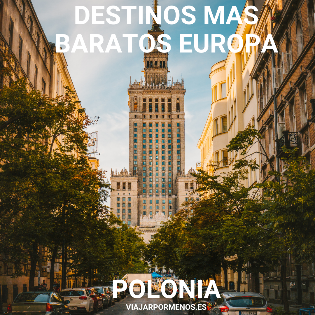 Los destinos más baratos de Europa Polonia