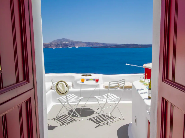 Las mejores villas de Santorini Hector Cave House