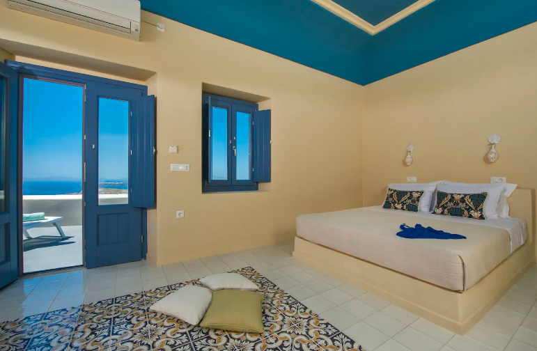 Las mejores villas de Santorini piscina cueva
