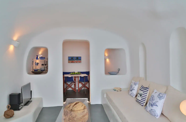 Las mejores villas de Santorini Lava Cave suite